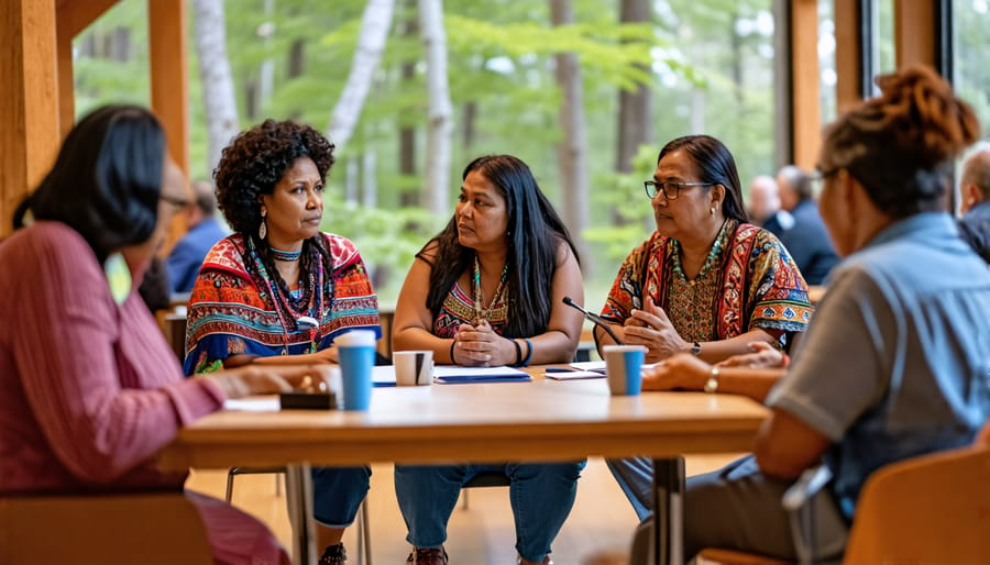 Collaboration meeting between Indigenous leaders and non-profits